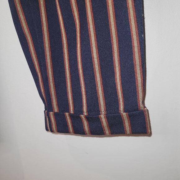 💖Zara Trafaluc Striped Belted Pants. Size Small - Picture 5 of 7